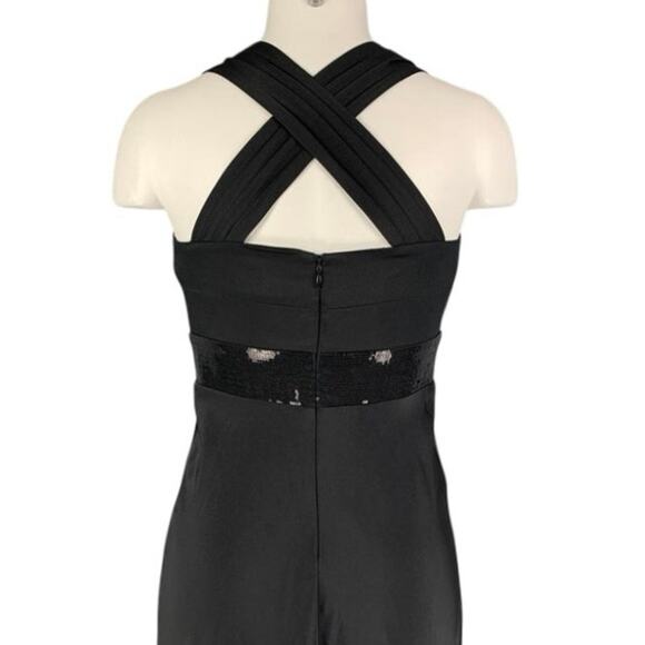 Calvin Klein Sequin Waist Satin Maxi Dress NWT - 8 - Picture 8 of 8